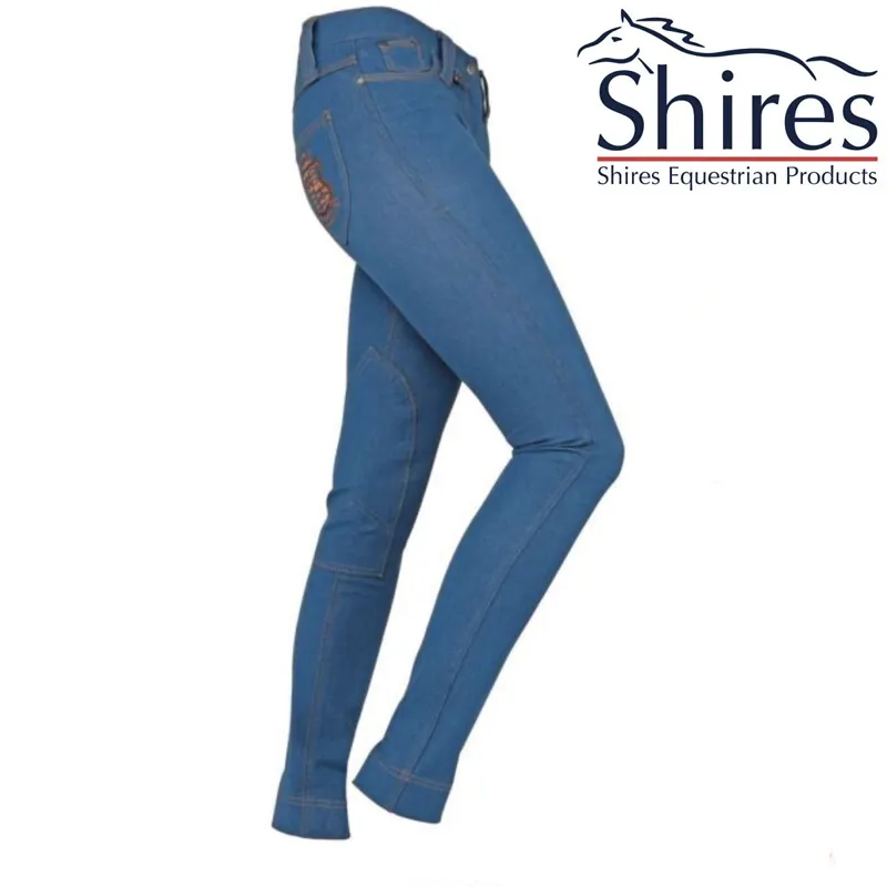 Shires Ladies Kensington Jodhpurs - Petrol